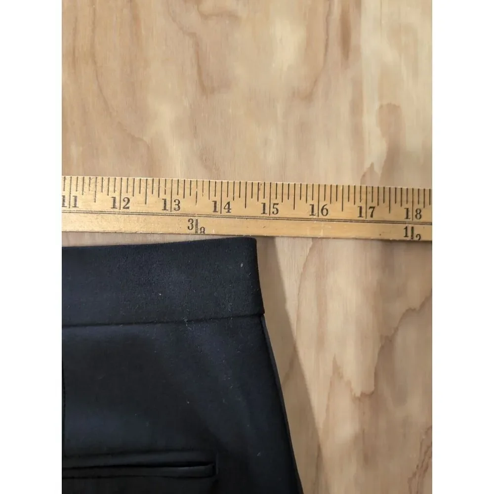 J‎ Ferrar Sparkly Tuxedo Suit + Pants Black Silver Slim Glitter See Measurements